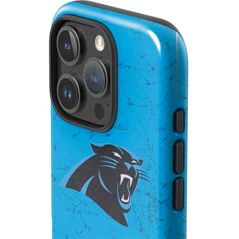 NFL Carolina Panthers Distressed Alternate iPhone 16 Pro Impact Case